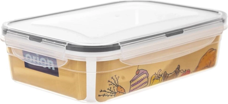 Couvercle avec joint et clips anti-fuite