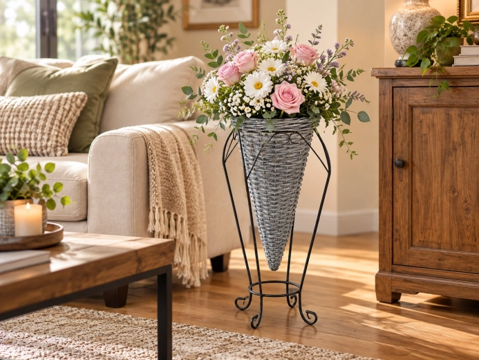 Design décoratif en osier