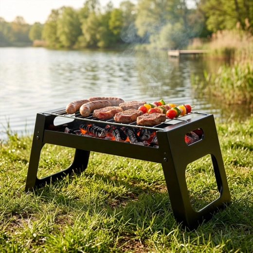 Gril idéal pour le jardin et les déplacements