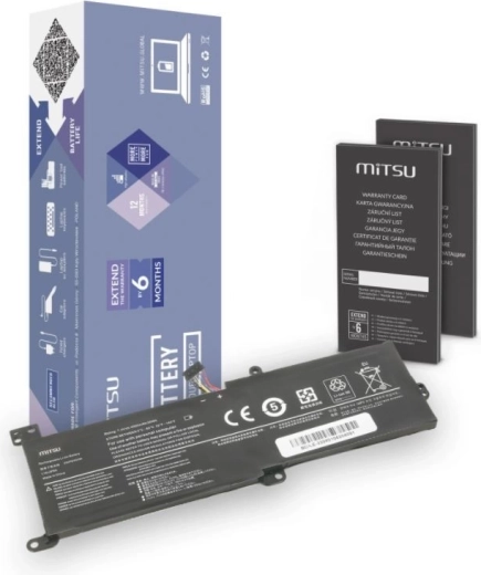 Batterie MITSU pour Lenovo IdeaPad 320 (4050 mAh, 30 Wh, 7,4–7,6 V)