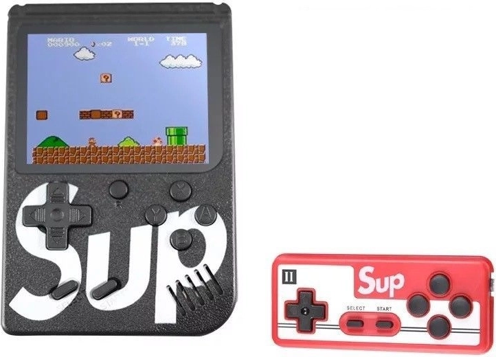 Mini console portable SUP 400 jeux - noire (pour deux joueurs)