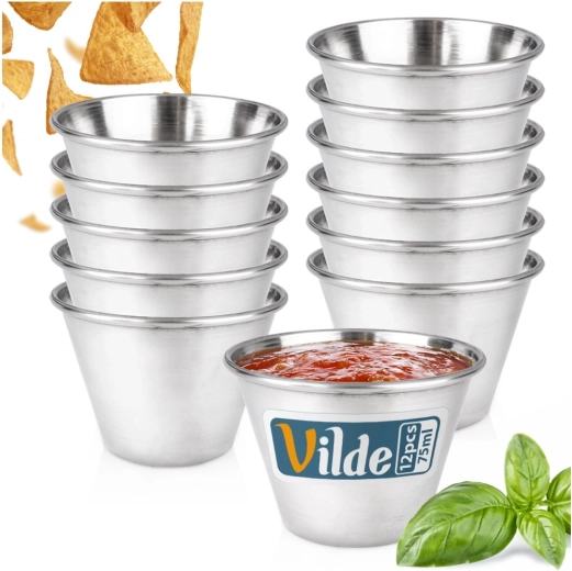 Lot de 12 coupelles à dips (75 ml)