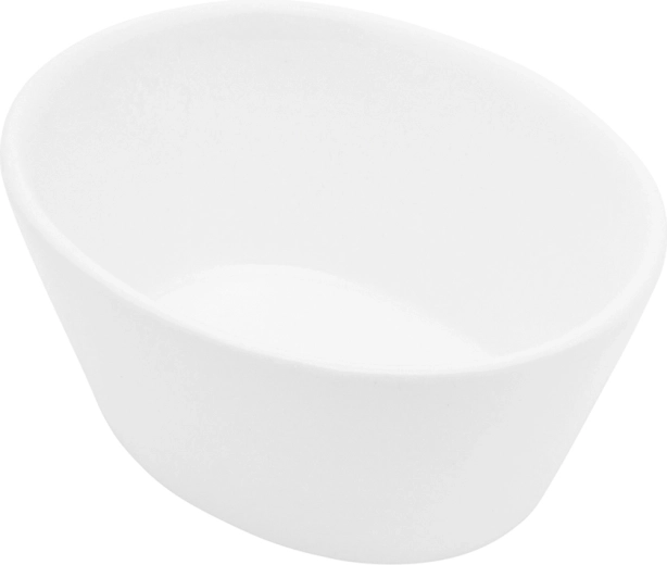 Petit bol ovale en porcelaine 10 cm 100 ml crème