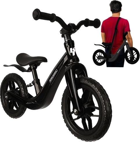 Draisine noire Kruzzel pour enfants 2+