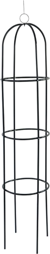 Support arqué en métal vert pour plantes grimpantes 200 × 40 cm