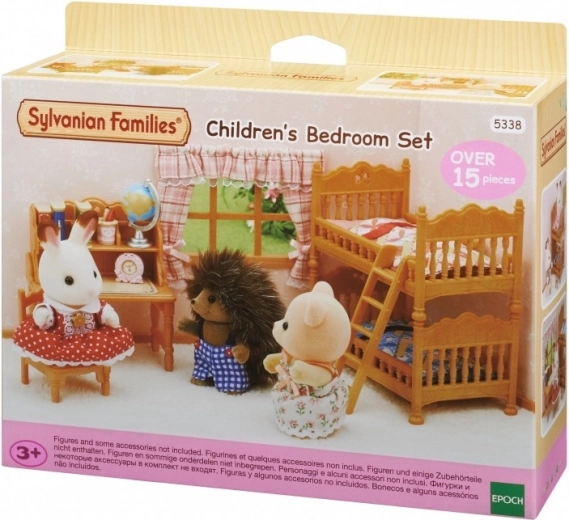 Chambre d’enfant campagnarde avec lit superposé SYLVANIAN FAMILIES