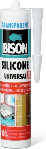 Silicone universel transparent Bison 280 ml