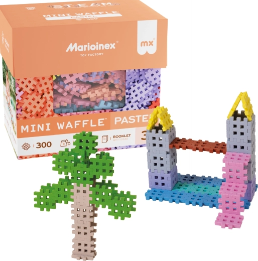 Jeu de construction Marioinex Mini Waffle Pastel 300 pièces