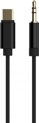 Adaptateur audio Cablexpert USB-C vers jack 3,5 mm (AUX) 1,5 m noir