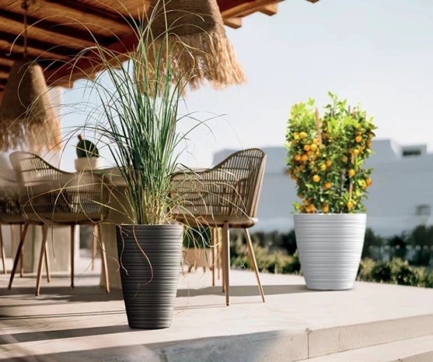 Design moderne côtelé pour intérieur et extérieur