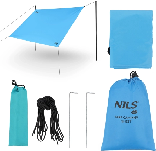 Installation éclair sur le terrain