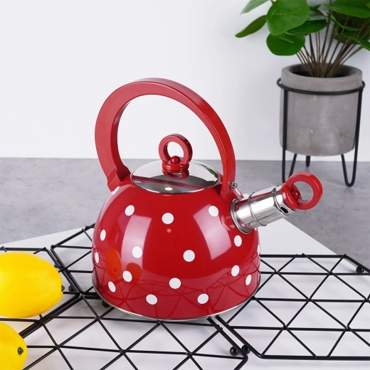 Style rétro élégant à pois