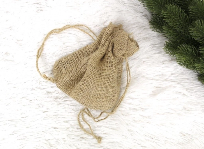 Sachet en jute 22 × 17 cm naturel