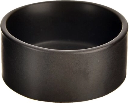 Bougeoir en céramique pour bougie chauffe-plat noir