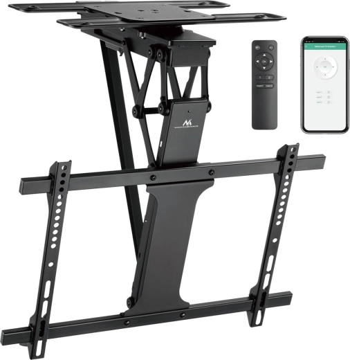 Support TV électrique de plafond Maclean avec Tuya pour 32–75 pouces