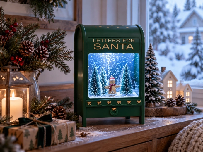Boîte à musique avec mélodies de Noël