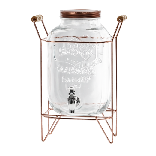 Support métallique stable dans une teinte cuivrée