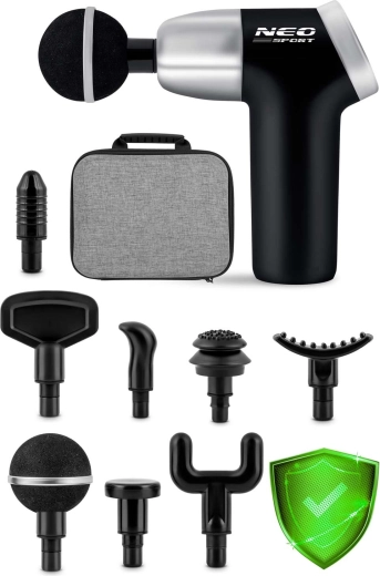 8 embouts pour un massage ciblé