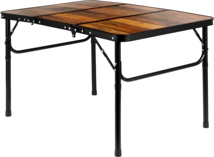 Plateau résistant en décor bois et cadre solide