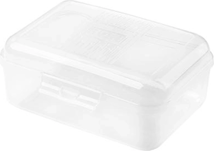 Boîte à goûter en plastique 18,5 × 14 × 8 cm