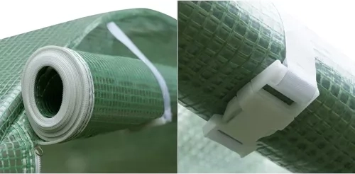 Matériau résistant PE 140 g/m² avec maille renforcée