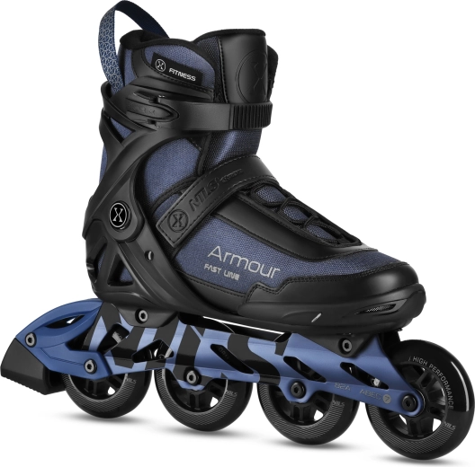 Rollers en ligne NILS Extreme Armour bleus – 43