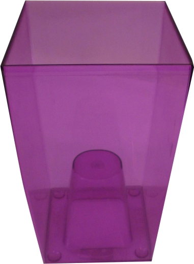Cache-pot carré, violet, 2 l