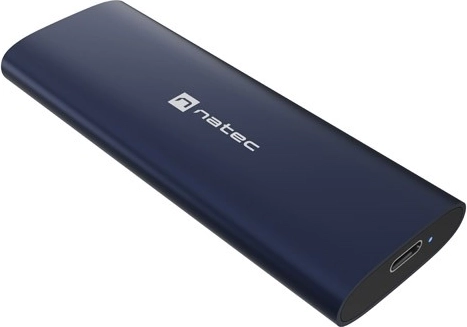 Boîtier externe en aluminium Natec Rhino M.2 NVMe Lite pour SSD M.2 NVMe avec USB‑C 3.2