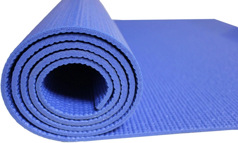 Merco tapis de yoga Yoga Mat 173 × 61 cm, antidérapant 5 mm bleu - 1 pièce