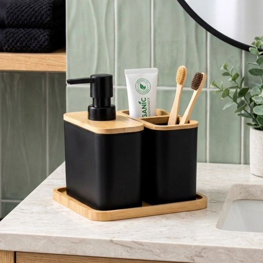 3 pièces pour garder l’ordre près du lavabo
