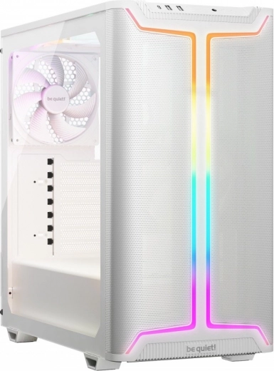 Be quiet! Pure Base 501 DX blanche – boîtier PC ATX à haut flux d’air avec ARGB