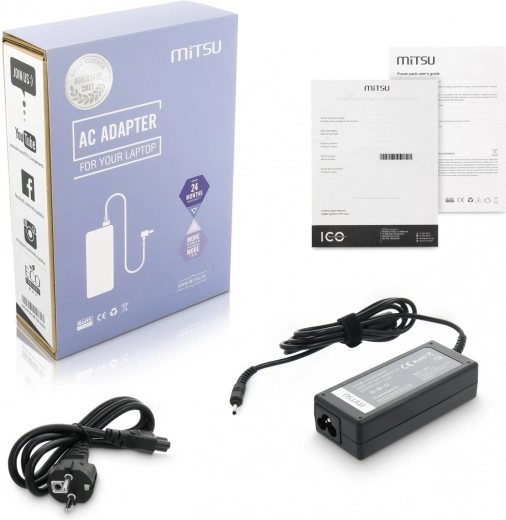 Chargeur secteur / adaptateur d’alimentation 19 V 3,16 A (3,0 × 1,1 mm) pour ordinateurs portables SAMSUNG 60 W
