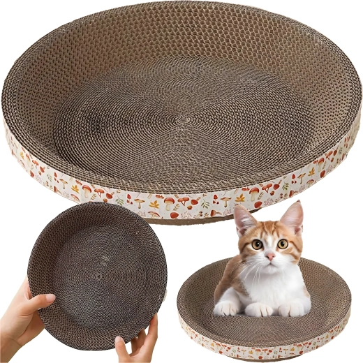 Deux fonctions en une : griffoir et panier