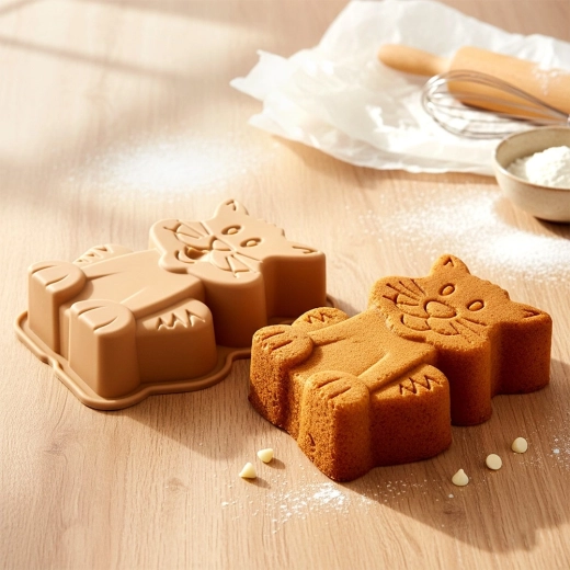 Forme 3D chat spectaculaire