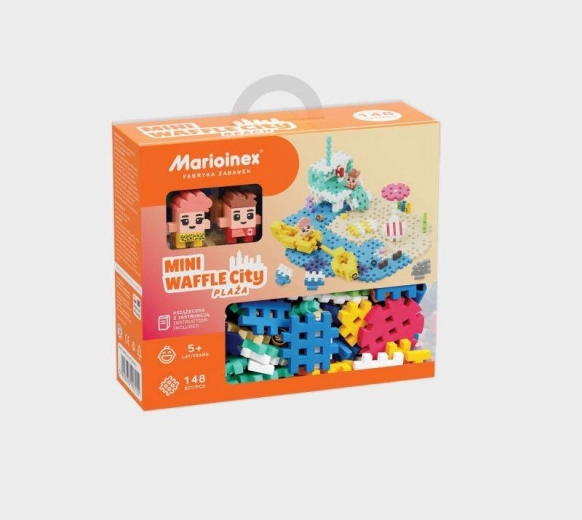 Jeu de construction Waffle Mini – plage, 148 pièces