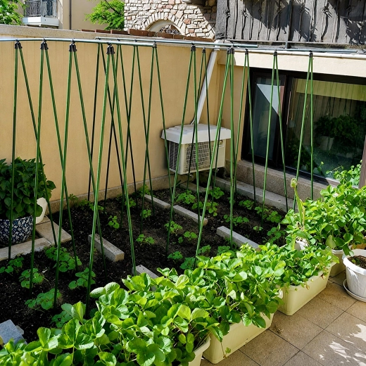 Idéal pour les structures de support et le palissage des plantes