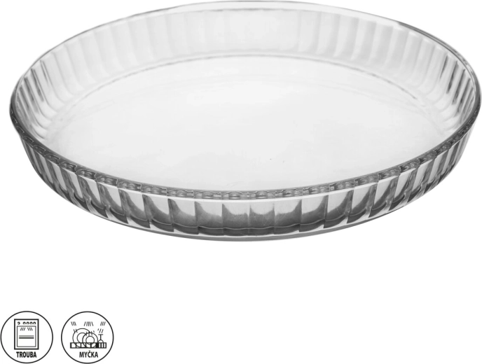 Moule à tarte en verre borosilicate 27,5 cm