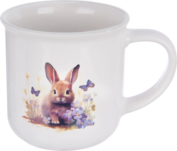 Mug en céramique printemps avec lapin 0,35 l