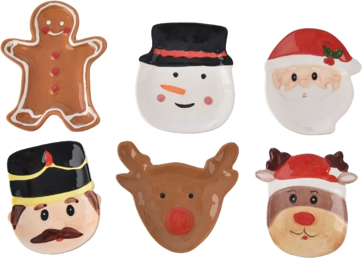 Plateau de Noël en dolomite – assortiment de 6 designs