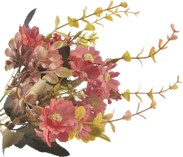 Fleur artificielle décorative UH rose 33 cm