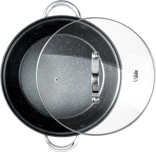 Intérieur granit antiadhésif pour une cuisson facile