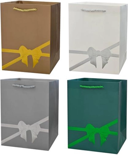 Sac cadeau 32 × 26 × 12 cm – assortiment de motifs