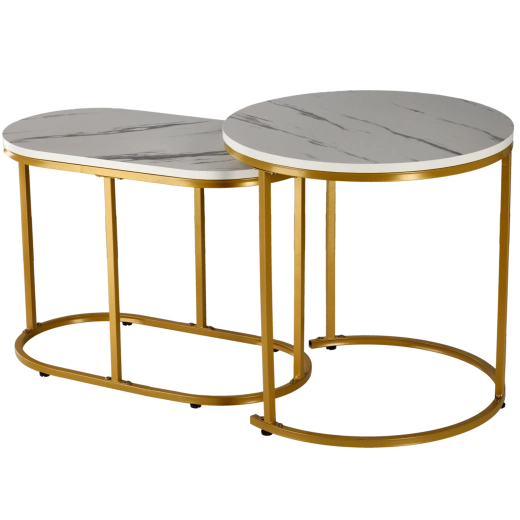 Structure métallique dorée stable