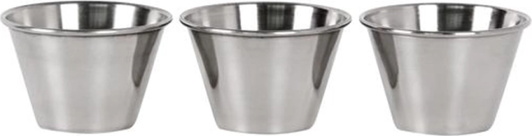 Coupelles à sauce en acier inoxydable Toro, 3 pièces