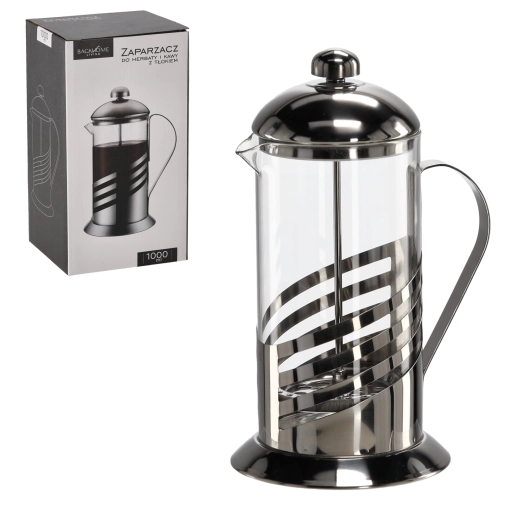 Cafetière à piston pour café et thé 1000 ml