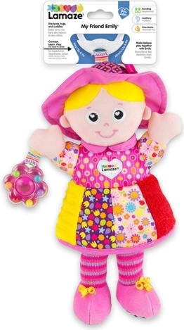 Lamaze poupée en peluche suspendue Mon amie Emily