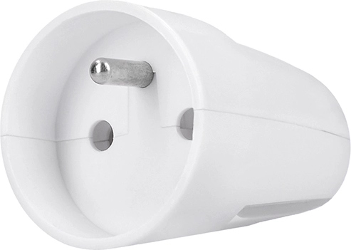 Solight fiche droite (prise) IP20 blanche - 1 pièce