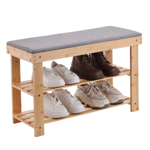 Deux étagères pour ranger les chaussures