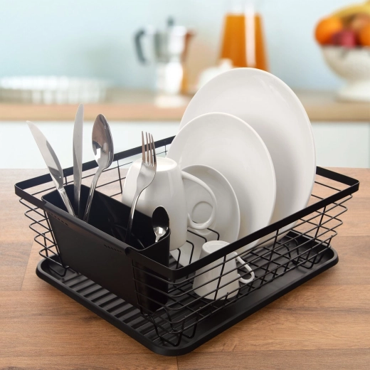 Égouttoir compact pour plan de travail