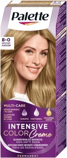 Palette Intensive Color Creme 8-0 blond clair, 50 ml